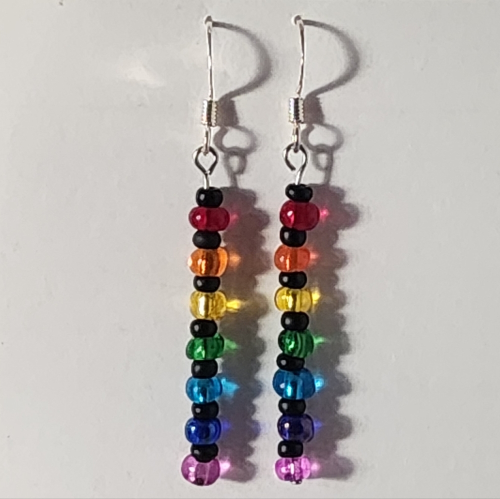 Handmade Colorful Glass Beaded Earrings